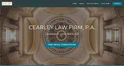 Desktop Screenshot of cearleylawfirm.com